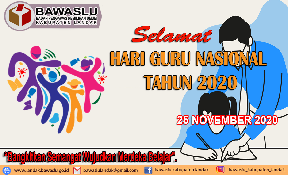 Selamat Hari Guru Nasional Tahun 2020