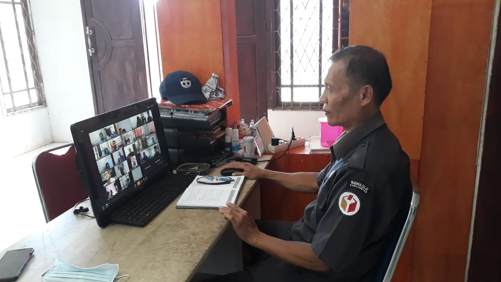 Rapat Koordinasi Via Zoom Cloud Meeting