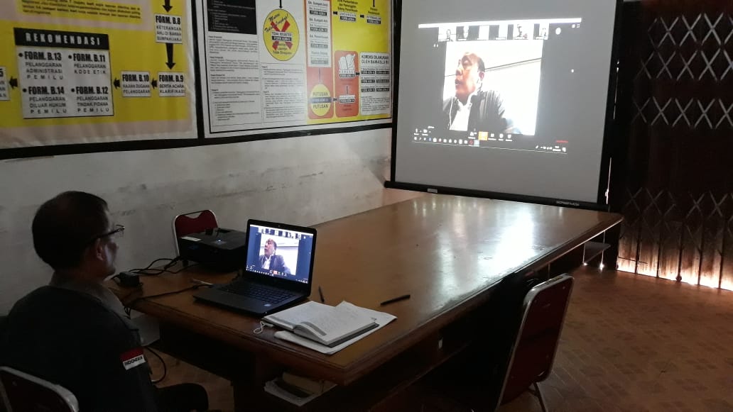 Diskusi Online, PENEGAKAN HUKUM PEMILU DI MASA PANDEMI COVID-19"""