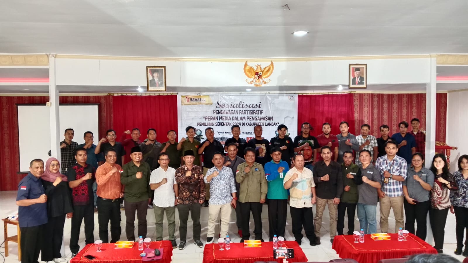 Foto bersama Sosialisasi Pengawasan Partisipatif 30/08/2024