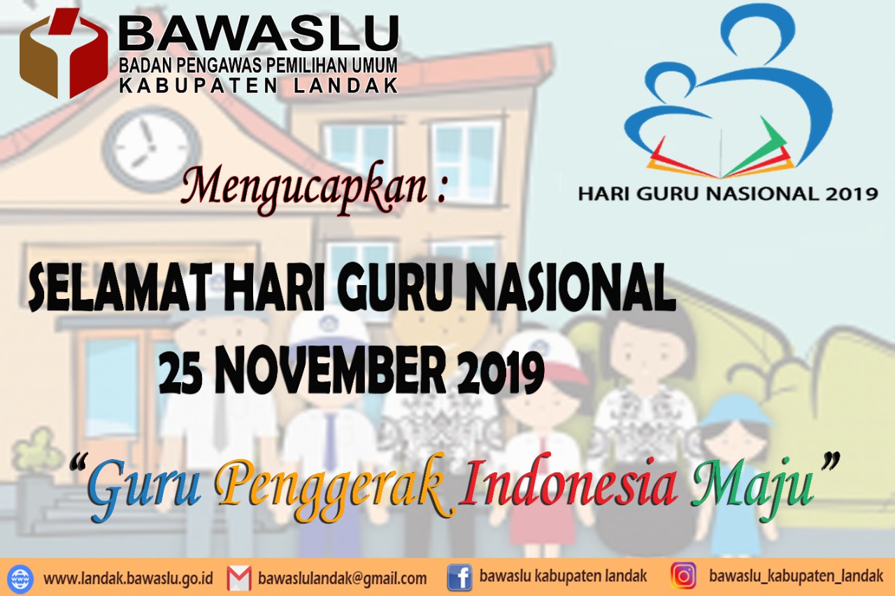 selamat hari guru nasional tahun 2019