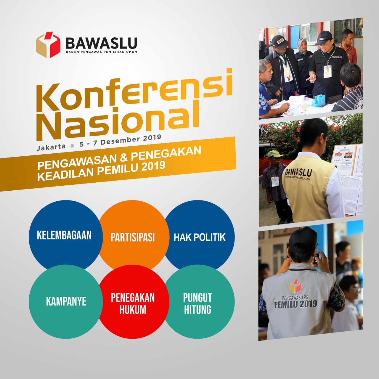 Konferensi Nasional Pengawasan dan Penegakan Keadilan Pemilu