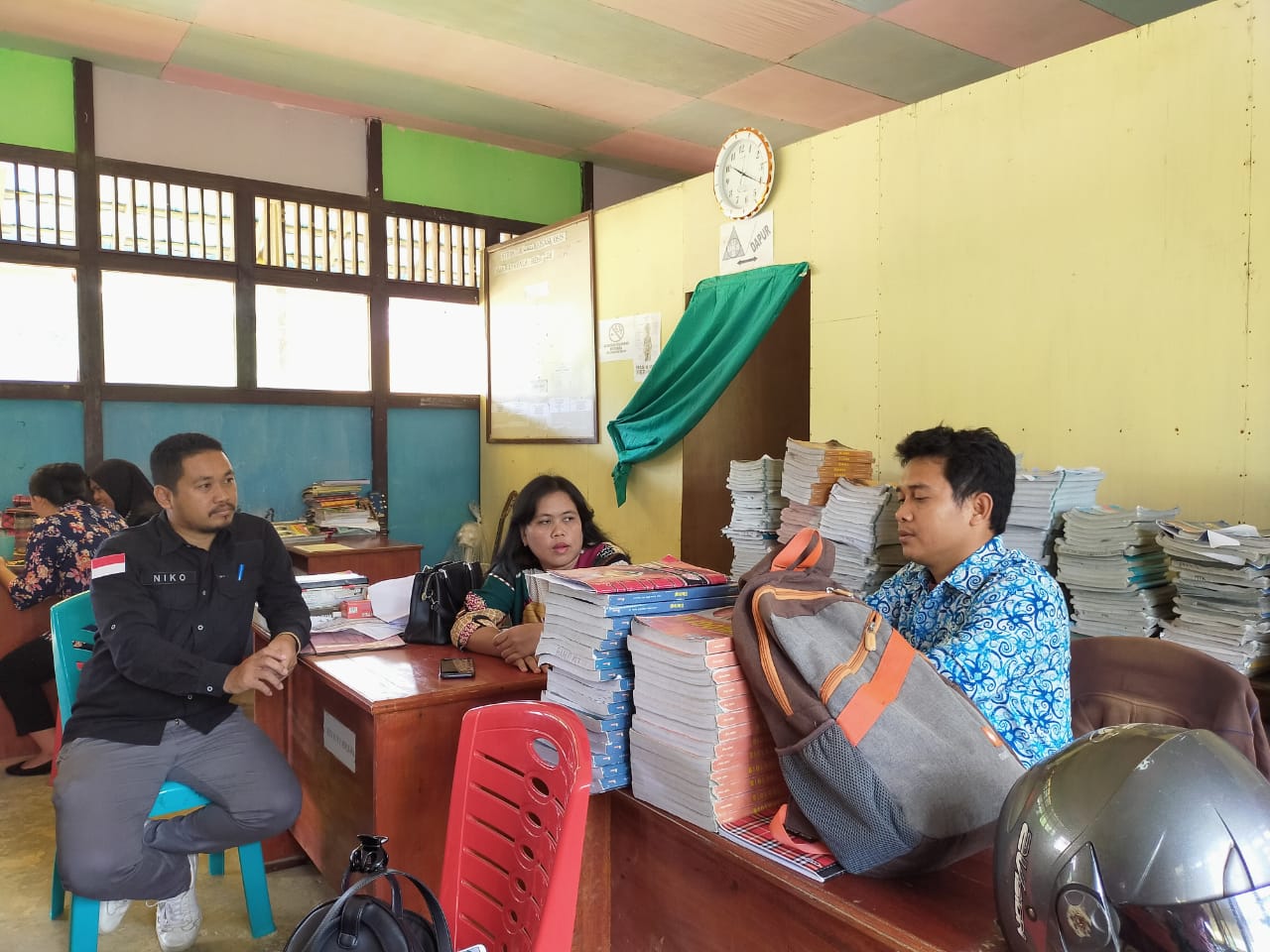 Koordinasi Pelaksanaan Kegiatan Sosialisasi Pengawasan Partisipatif di SMA Negeri 1 Kuala Behe