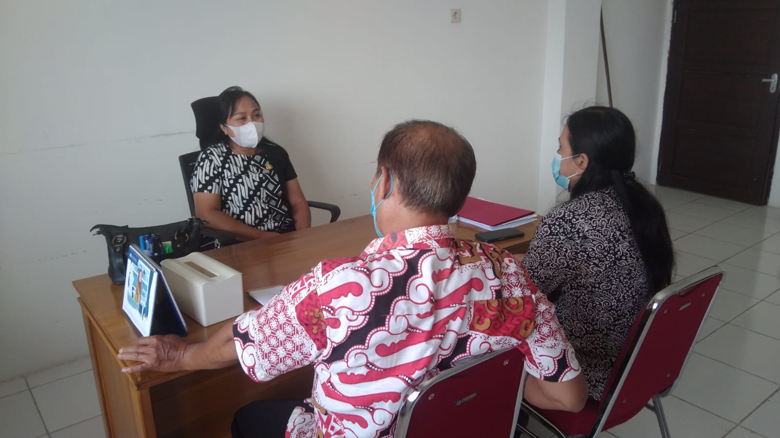 Koordinasi Dengan Kominfo Kabupaten Landak