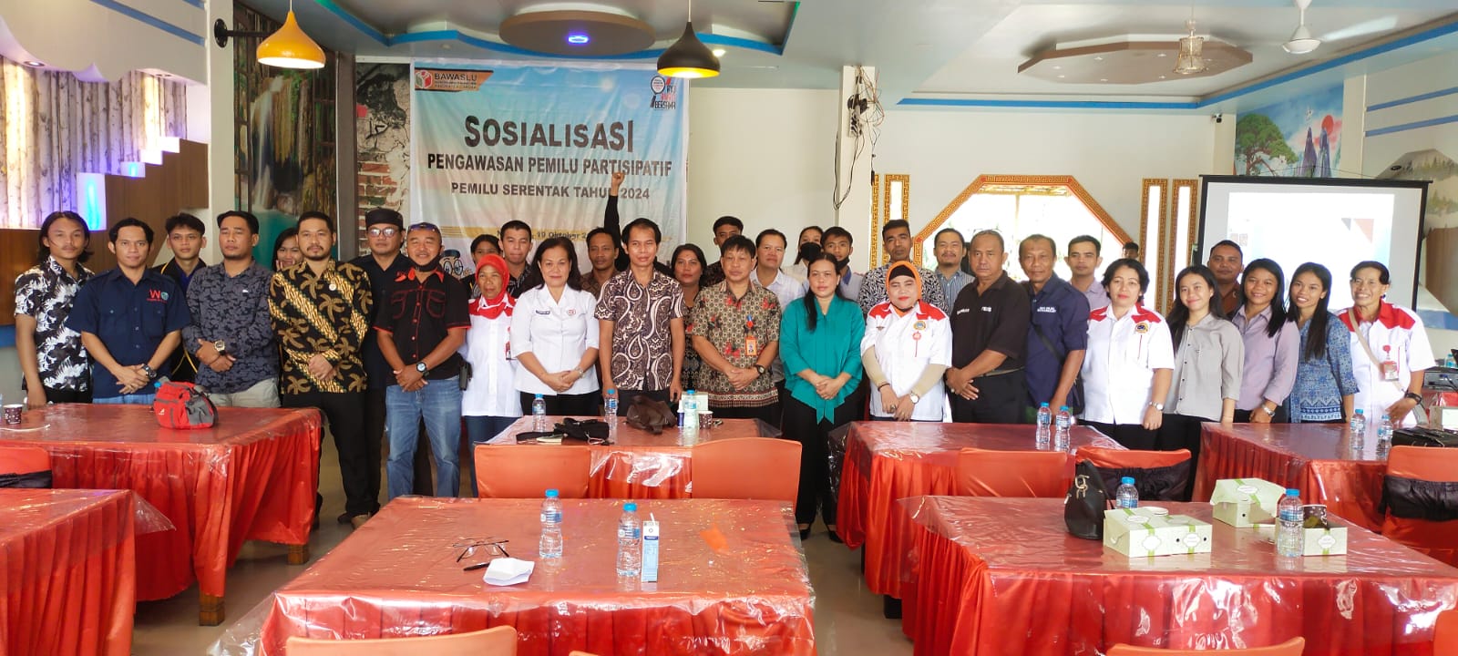 Bawaslu Landak Mengajak Media, Mahasiswa, Pemantau & Alumni SKPP untuk menjadi Pengawas Partisipatif dalam Pemilu 2024