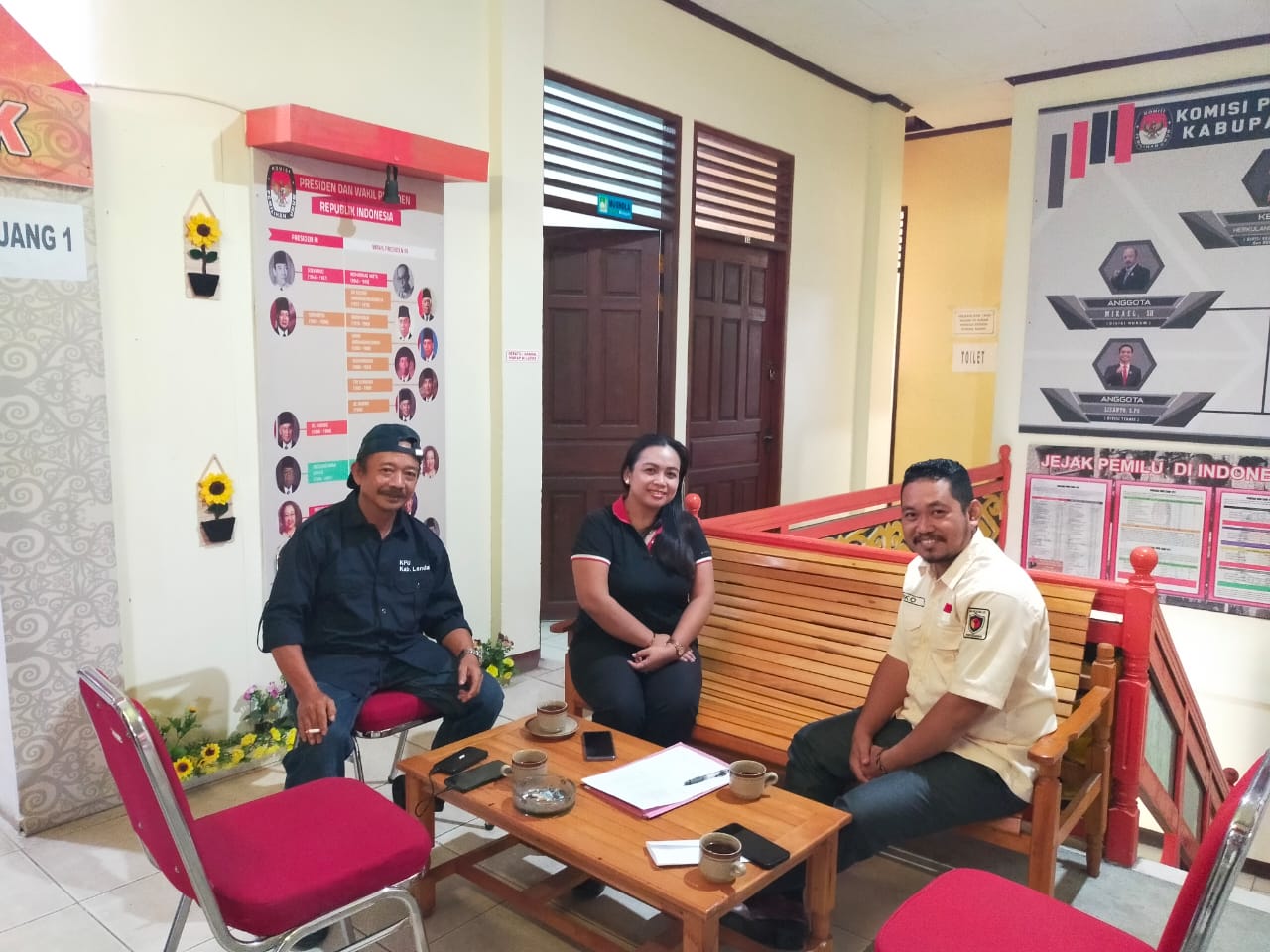 Bawaslu Landak Kunjungi KPU Landak, Ingatkan Rekrutmen Pantarlih sesuai Ketentuan