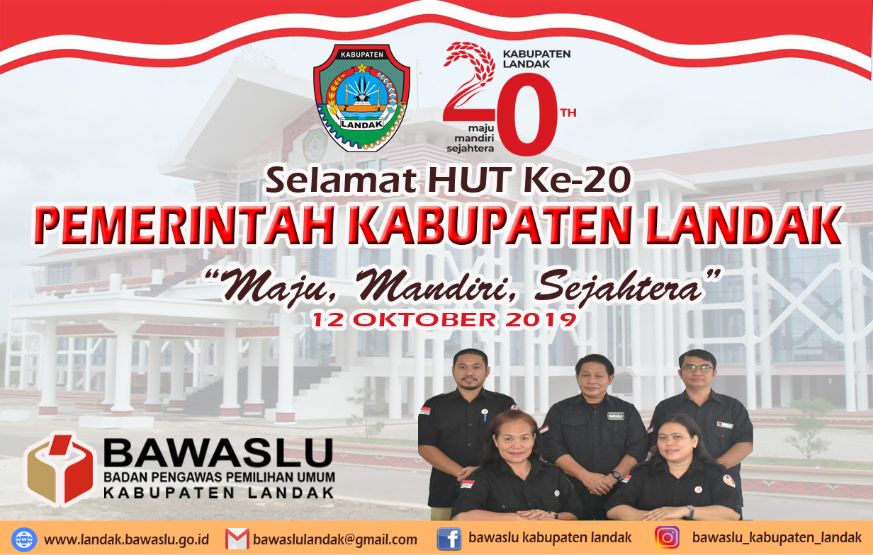 Selamat HUT Pemda Landak ke-20