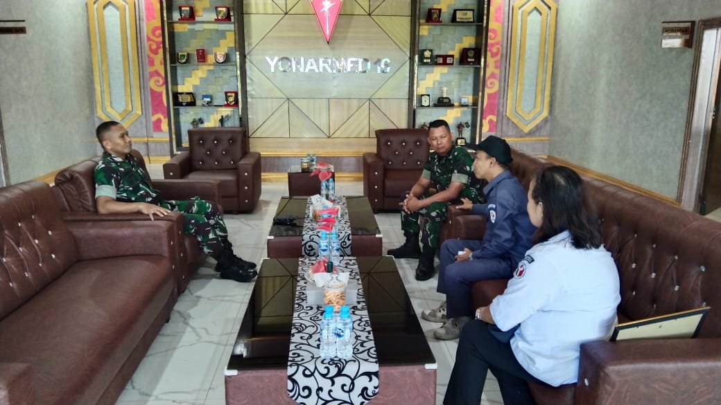 Koordinasi ke Yon Armed 16/ Tumbak Kaputing