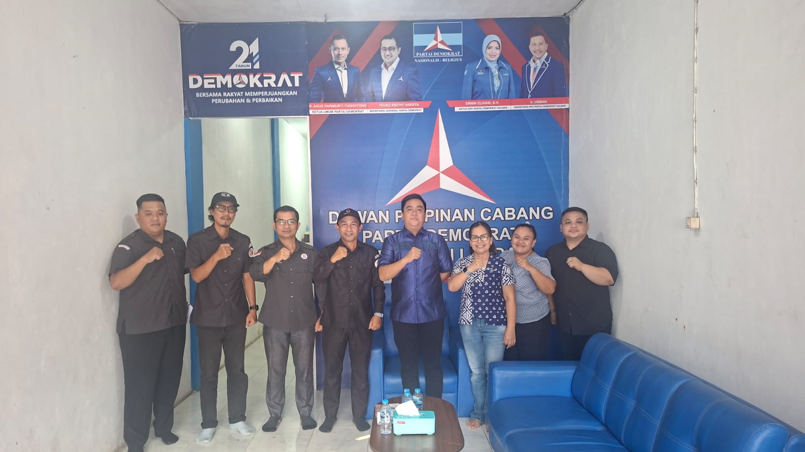 Dokumentasi Konsolidasi Demokrasi di DPC Partai Demokrat Kabupaten Landak (08/06/2026)