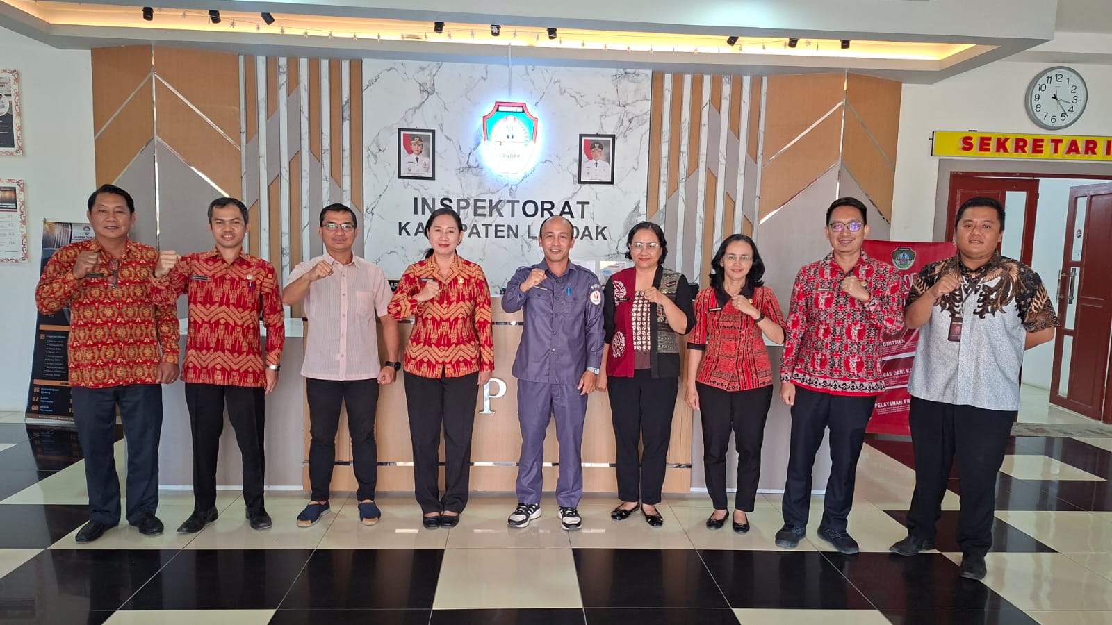 Konsolidasi Demokrasi ke Inspektorat Landak (24/07/2026).