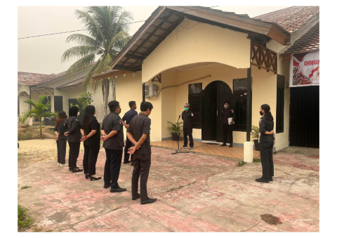 Dokumentasi apel rutin Senin, 31/08/2026