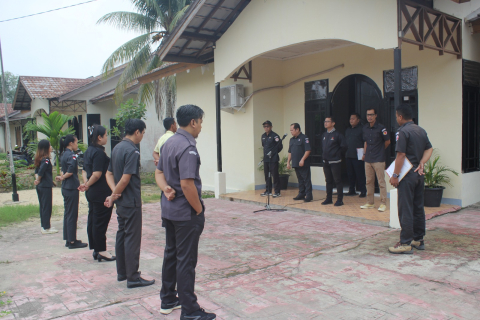 Pelaksanaan apel rutin (28/09/2026)