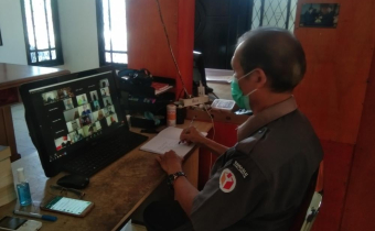 Mengikuti WEBINAR Bawaslu Provinsi Kalimantan Barat