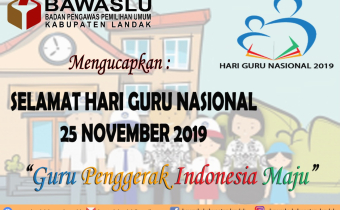 selamat hari guru nasional tahun 2019