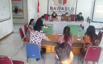 Rapat Awal Tahun 2021, sosialisasi Perbawaslu No. 15 Tahun 2020