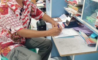 Mengikuti Sosialisasi SIHAPE