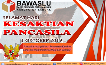 Selamat Hari Kesaktian Pancasila