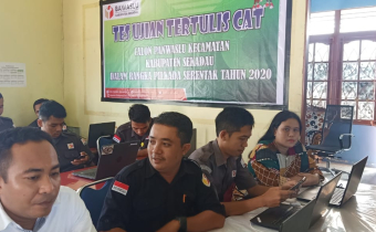 Simulasi Tes Ujian Tertulis Tertulis Calon Panwaslucam Kabupaten Sekadau