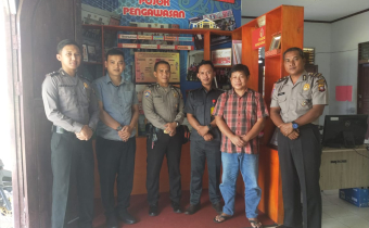 Kunjungan dari SatBinmas Resort Landak