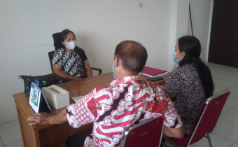 Koordinasi Dengan Kominfo Kabupaten Landak