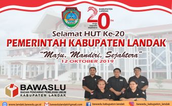 Selamat HUT Pemda Landak ke-20