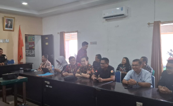 Dokumentasi kegiatan rapat HPS di Kabupaten Sanggau  (14/10/2025).