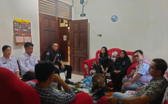 Dokumentasi koordinasi ke KPU Landak (09/10/2025).