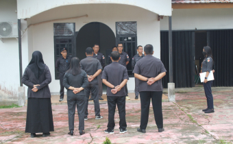 Dokumentasi kegiatan Apel rutin 23/02/2026