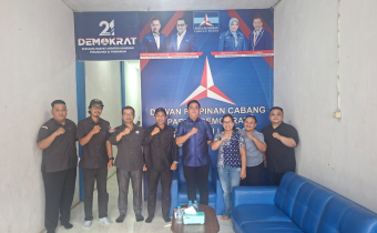 Dokumentasi Konsolidasi Demokrasi di DPC Partai Demokrat Kabupaten Landak (08/06/2026)