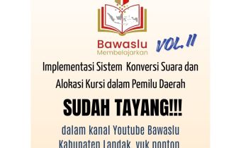 Grafis Bawaslu Membelajarkan Volume 2 Sudah Tayang