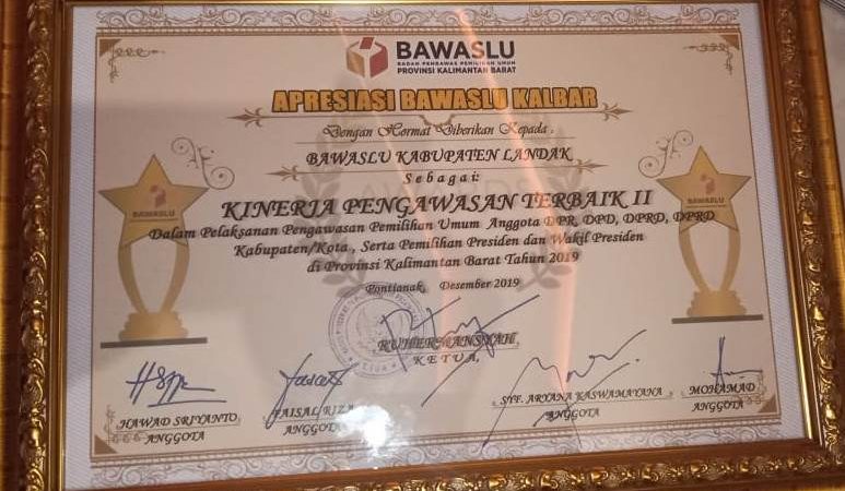 Apresiasi Bawaslu Kalimantan Barat